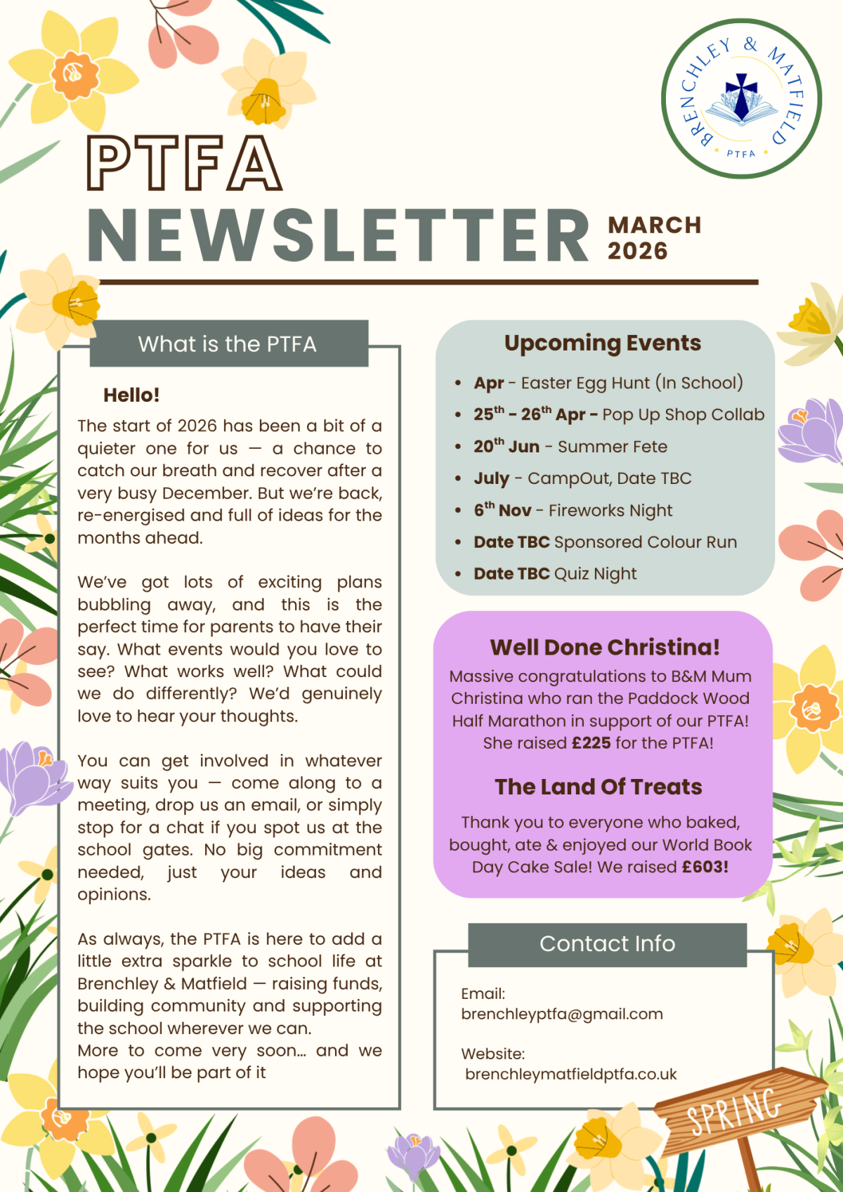 Spring 2026 Newsletter