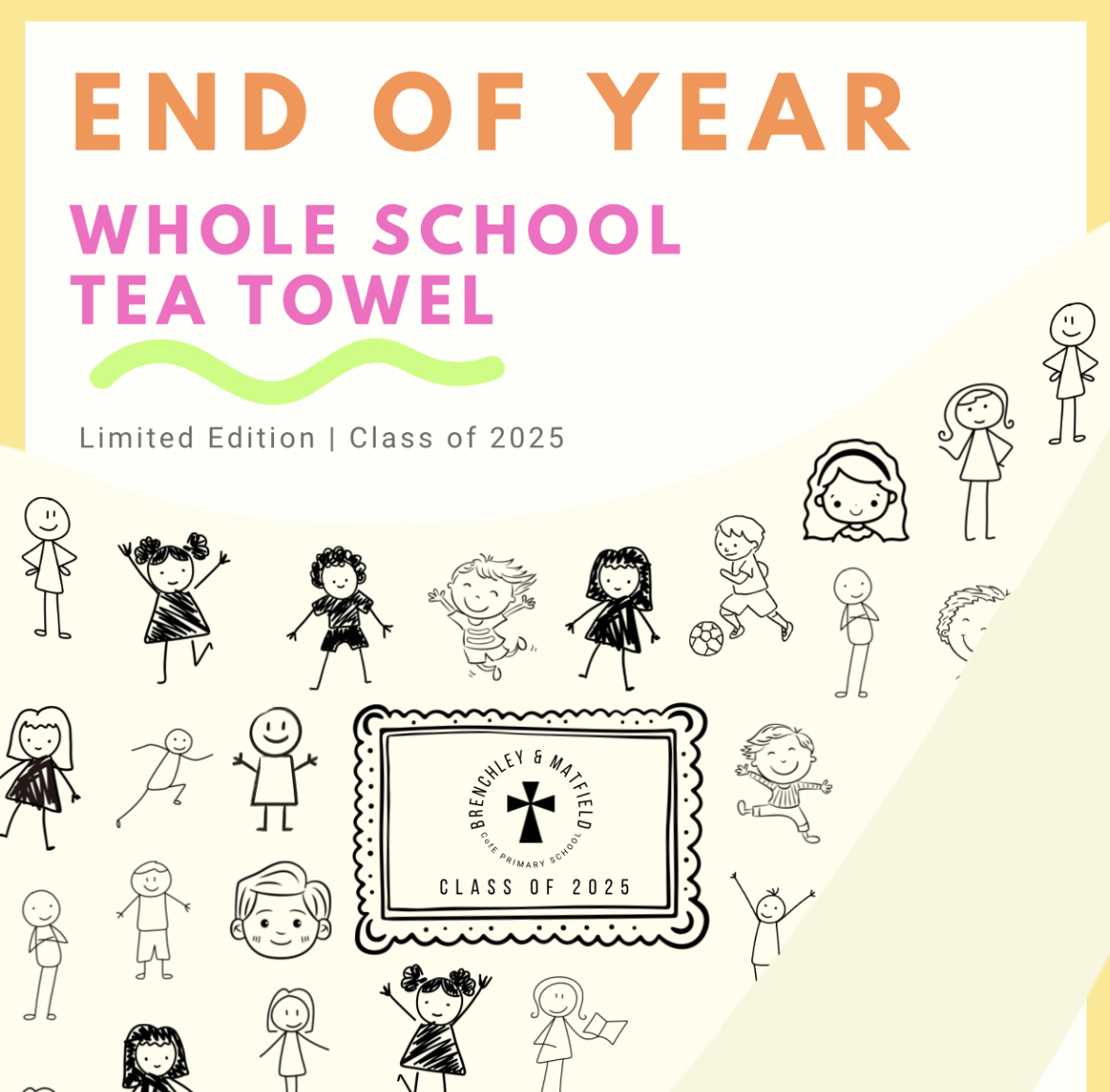 Introducing our whole school tea towel